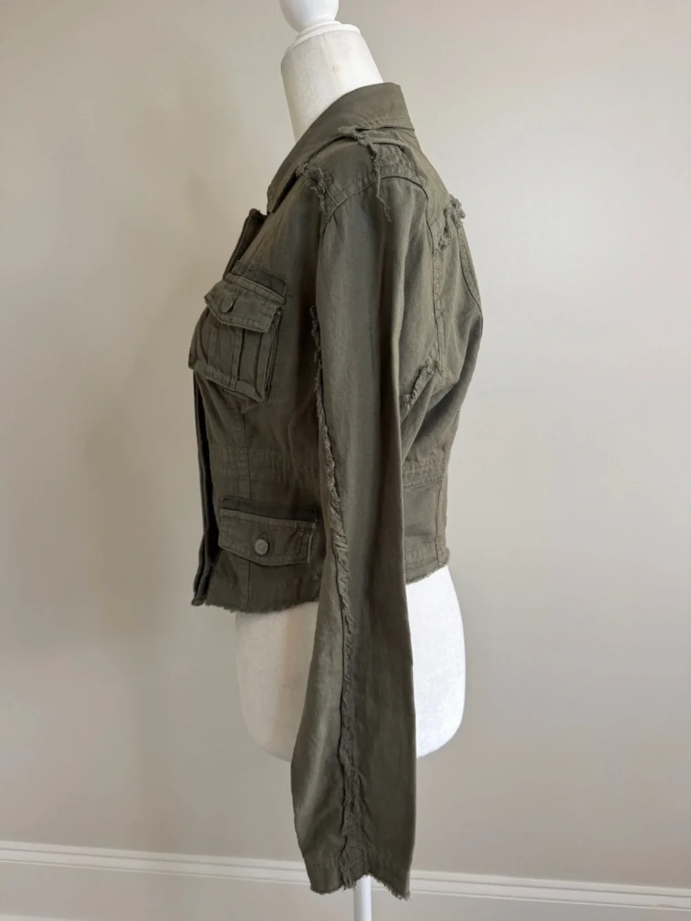 NEW! URBAN OUTFITTERS Olive Military-Style Women's Jacket size small
